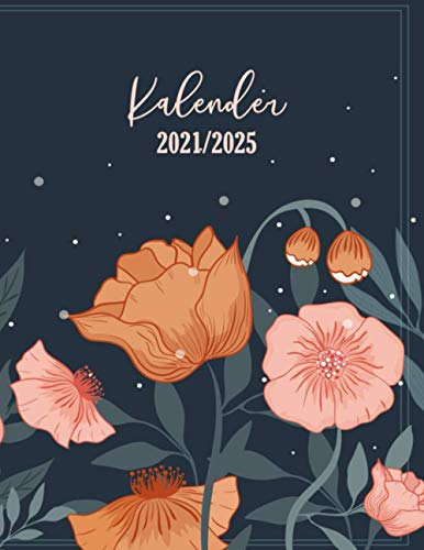 Kalender 2021-2025: Monatsplaner seit 5 Jahren | Notizbuch und Organizer für die tägliche Planung | Januar 2021 bis Dezember 2025, A4, 142 Seiten