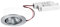 Outdoor LED Einbaustrahler-Set inkl. Konverter, IP65, rund, 230V, 6W 3000K 650lm 38°, schwenkbar 30°, dimmbar, Alu matt