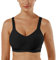 Vertvie Damen 1/2/3er Set Sport BH Einfarbig Ohne Bügel Bustier Klassische Bequem Stretch Bra Mittle Halt Gepolstert Wohlfühl-BH(Schwarz,L)