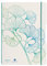 herlitz 50033652 Notizheft flex, A4, 2 x 40 Blatt, liniert und kariert, Motiv: GREENline Ginkgo, 1 Stück