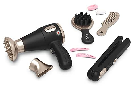 Smoby Toys - My Beauty Frisier-Set für Kinder - Haar-Styling-Spielzeug mit batteriebetriebenem Föhn, Bürste & Zubehör - zum Spielen ab 3 Jahren