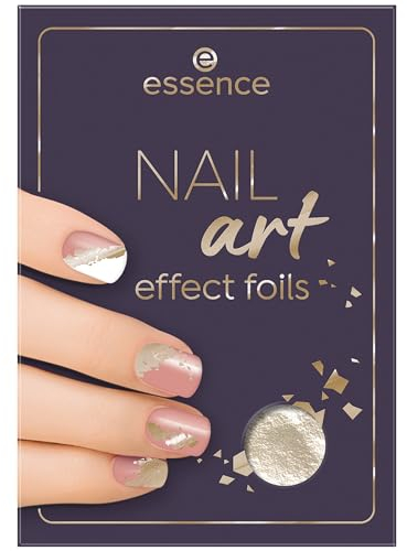 essence cosmetics NAIL art effect foils 01 Golden Galaxy