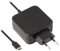 NGS W-45W USB-C - Cargador de Pared para Ordenador de 45W conexión USB Tipo-C, Universal, automático. Color Negro.