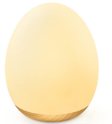 MediAcous Nachtlicht, Nachtlampe, Nachtlicht Kinder/Baby Mit 8 Farbe & Stilllicht Dimmbar, USB LED Nachtlicht Mit 1H Timer & Touch, Dekoration Für Baby- & kleinkinderzimmer Night Light (Holzmaserung)