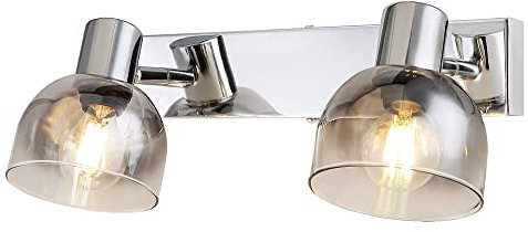 Rabalux 3249 Spotleuchte TARIEN Metall Chrom E14 2x MAX 40W H:13cm L:30cm B:15cm dimmbar