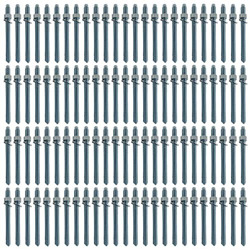 100x Remstaler ANKERSTANGE | M8 M10 M12 M16 M20 | Stahl verzinkt | -HÖCHSTE QUALITÄT- bester Preis (M12x210)