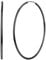 Silvora Damen 70mm Große Creolen Ohrringe 925 Silber Frauen Mädchen Creolen Hoop Ohrstecker Schwarz Kreis Ohrringe Modeschmuck Accessoires