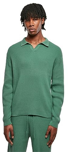 Urban Classics Herren T-Shirt Ribbed Oversized Longsleeve Leaf XXL