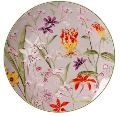 Ritzenhoff & Breker Geschirr-Serie Flora Grau Größe Speiseteller 27 cm Flora Grau Voll