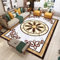 Kunsen Tapis de Salon Moderne Chinois majestueux Decoration Salon Moderne Multicolore Tapis Pas Cher décoration chambre200X250CM