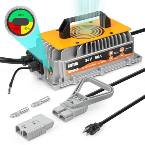 24V 30A Forklift Battery Charger 24V Battery Charger with Temperature Sensor 24V Forklift Battery Charger with Plug