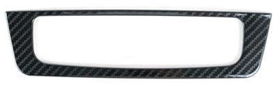 Innenleisten Auto Hinten Sitz Heizung Rücksitz Aufkleber Rahmen Dekoration Aufkleber Trim Innen Zubehör Für Q5 FY 2018-2020 (Farbe : Carbon Black)