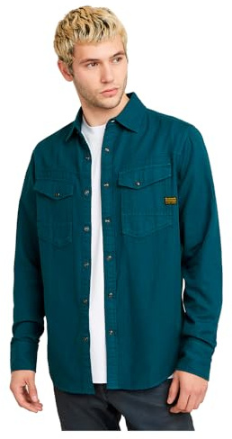 G-Star Men's Dakota Slim Shirt , Blue (nitro gd D25223-D454-D150), S