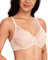 Lemorosy Women's Full Coverage Minimizer Bra Unpadded Underwire Breathable Lace Everyday Underwear(Pink,36E)