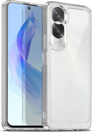 Liisooka Funda para Honor 90 Lite 5G, Militar de Protección contra Caídas, Anti-Amarillo, Antiarañazos, Carcasa Trasera de PC Duro, Case Ultrafina a Prueba de Golpes, Transparente
