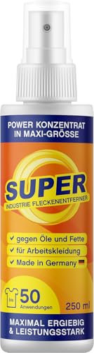 ACE Super Industrial Stain Remover - Concentrate Against Oil and Grease - Stain Remover for Clothes - 0.25 Litres (50 Applications)