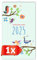 PRIMUS PRINT - Familienplaner 2025 - Familienkalender mit 5 Spalten - 24 x 41 cm Wandkalender - Wandplaner - Monatskalender - inklusive Feiertagen und Ferien - verschiedene Motive [Motiv: Tiere]