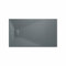 Aquariss SMC Slate Effect Shower Enclosure Tray 1200x700mm Rectangular Wetroom Shower Base Anthracite