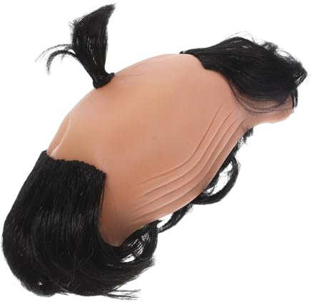 TINEASUR 1stück Bald Hairpiece Samurai Perücke Für Cosplay Rollenspiele Lustige Kostüm-accessoires Für Partys Festivals Und Maskeraden Hochwertigem Geruchlosem Material