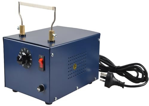 250W Adjustable Electric Rope Cutter, 4.7 Hot Knife Thermal Blade, Bench Mount Cutting Tool Kit, 500℃ (932℉), for Braid Fabric Webbing Belting Ribbon