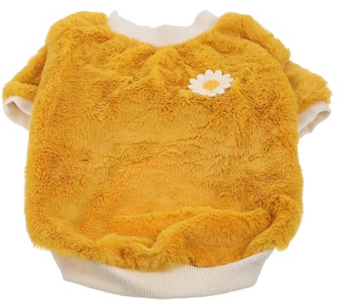 Kisangel Winter Pet Kleidung Für Hunde Und Katzen wasserdichte Hundemäntel Für Kleine Atmungsaktive Und Bequeme Haustierbekleidung Für Und Besondere Anlässe Gelb Xs