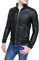 Evoga Giubbotto giacca uomo casual nero slim fit in ecopelle giubbino bomber moto chiodo (IT, Testo, 3XL, Regular, Regular, Nero)