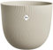 Elho Sereh Round 47 - Pot de Fleur - Interieur & Extérieur - Plastique 100% Recyclé - Ø 47.0 x H 40.1 cm - Beige/Beige Champignon
