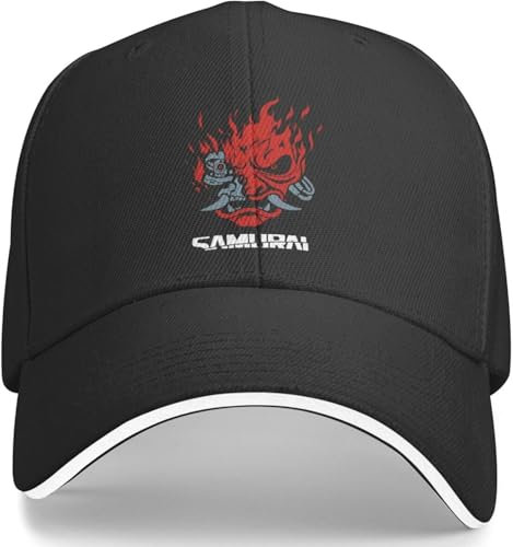 IEOGHWXY Baseballkappe Snapback Sonnenhut japanische Gaming Art Baseballkappe Vintage Tennis Sonnenblende Trucker Mütze weiblich und männlich stilvoll benutzerdefiniertes Logo Snapback Kappe