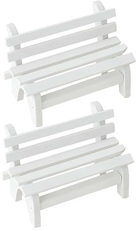 Garneck 2Stücke Mini Holzstuhl Simulationsstuhl Für Kreatives Kreativität Und Praktischen Fähigkeiten Umweltfreundliches Material Leicht Und Tragbar