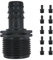 IBRIQO® Lot de 10 raccords mixtes filetés 3/4 - Tuyau 16 mm - Arrosage goutte à goutte, jardin, plantes, terrasse, arroseurs, brumisateurs, diffuseurs