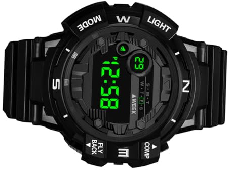 OUNONA Reloj Electrónico Deportivo Cronómetro para Reloj De Moda para Estudiantes Diseño Resistente