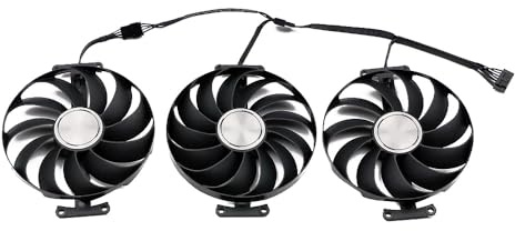YLGOZFM Laptop-Ersatzteile 95 mm CF1010U12D Grafikkartenlüfter, Ersatz für ASUS Rog Strix RTX 3060 3070 3080 Ti 3090 Gaming-GPU-Kühler RX 6700(3PCS)