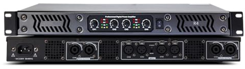 Digital Audio Amplifier, 700W Power Amplifier for Home Theater and Karaoke with LED Light and Volume Control