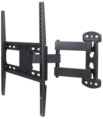 FWFDTQBSP Support mural d'angle inclinable et pivotant for téléviseurs à écran plat LCD LED de 26 55 pouces, grande capacité charge (66 lb)