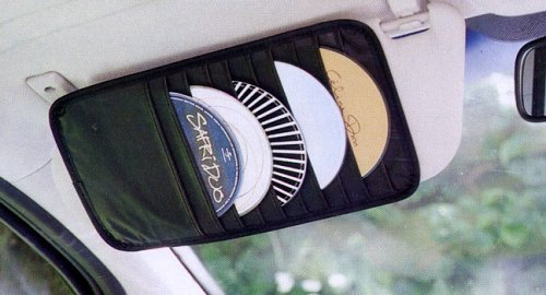 10 In Car Sun Visor CD DVD Holder