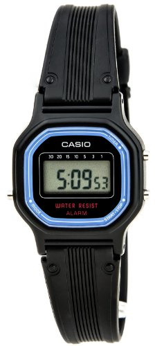Casio Women's Vintage LA11WB-1 Sport Black Resin Band Watch