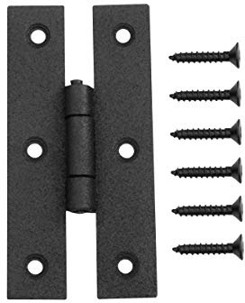 Cerniera in ferro battuto nero H a filo 7,6 cm H | Renovator da PC