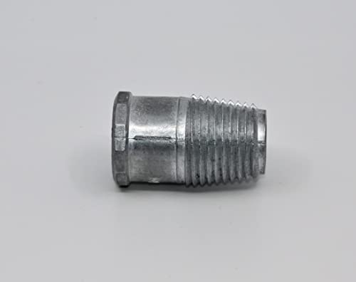 Bürstenfabrik - MADE IN GERMANY MAAJ STIELGEWINDE Ø 24 mm METALL GEWINDE ERSATZTEIL FÜR BESENSTIELE ERSATZTEIL ADAPTER INNENGEWINDE & AUSSENGEWINDE