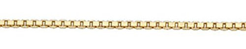 Venezia 4-kant Collier Kette aus 333 Gold 50 cm