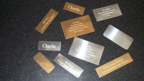 Engraving Plate for trophies Gold or Silver all sizes available