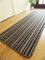 NEW LEAD GREY COLOUR MODERN WASHABLE NON SLIP KITCHEN UTILITY HALL LONG RUNNER DOOR MAT RUG (5 (57x180cm)