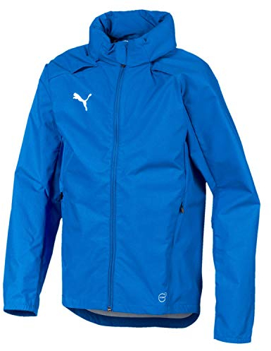 PUMA Kinder LIGA Training Rain Jacket Jr, Electric Blue Lemonade White, 128
