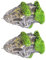 B Blesiya Pack 2 Schwimmende Kunststeinfelsen Für Aquarium Dekoration Ornament