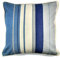 Fusion - Whitworth Stripe - 100% Cotton Filled Cushion - 43x43cm (17x17) in Blue