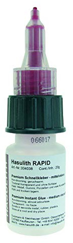 Hasulith C334038 Rapid Adhésif rapide de qualité supérieure pour collage spécial sans effet de plomb Transparent