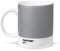 Pantone Porzellan Becher, Kaffeetasse 375 ml, mit Henkel, spülmaschinenfest, silber, 1 Stück (1er Pack)