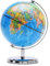 Exerz Schülerglobus 14cm - Englische Karte - Mini Globus Mit einem Metallfuß - Pädagogisch/Geografisch/Dekoration - Lehrmaterial Globen Politische Karte - Durchmesser 14cm