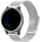 YOOSIDE Armband für Garmin Venu Sq 2 / Venu 2 Plus/Vivoactive 6 / Vivoactive 5, Edelstahl Masche Metall 20mm Ersatzarmband für Forerunner 570 42mm, Approach S50 (Silber)