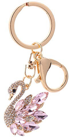 VALICLUD Strass-schlüsselanhänger Vogel Geschenkanhänger Hängedekoration Taschen-hängeornament Vogelschlüsselring