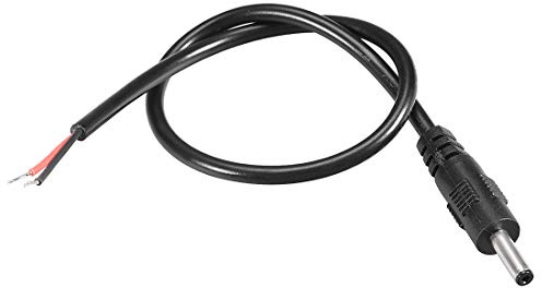 sourcing map 10Stk. DC Strom 3,5mm x 1,35mm 1A 8AWG 30cm Stecker Kabel Verbinder Pigtail